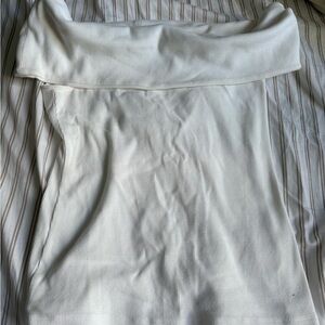 Banana Republic White Off-Shoulder Top